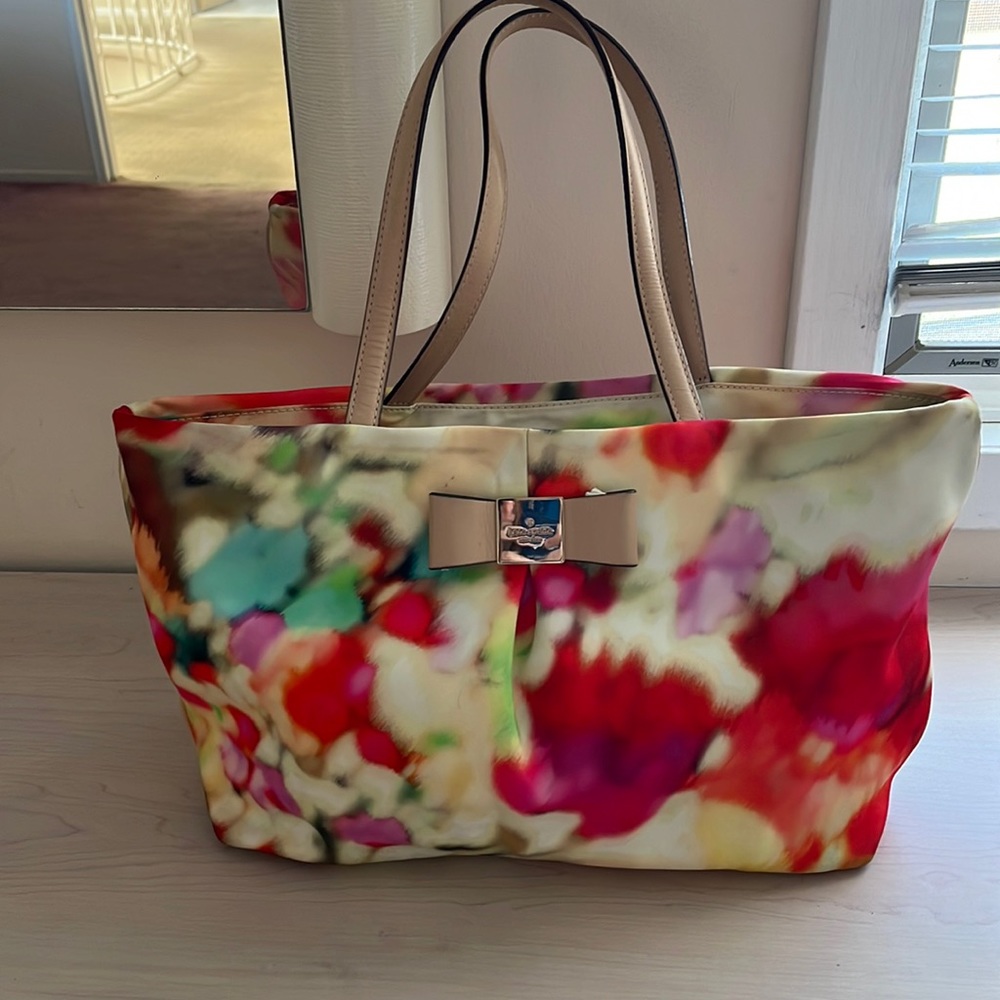 Beautiful Vintage Tie dye Nylon Lightweight Kate Spade Handbag